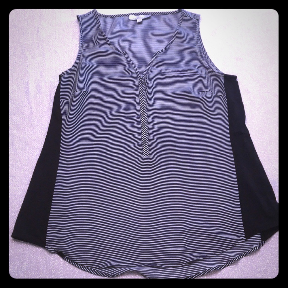 Nexx New York clothing line XS tank blouse striped